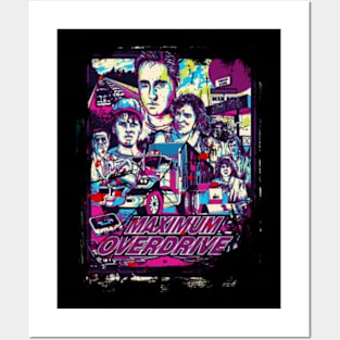 Surviving The Machine Uprising Maximum Overdrive Retro Shirt Posters and Art